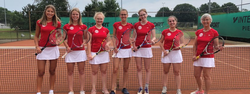 Von l. n. r. Melina Tietz, Paula Klein-Hitpaß, Emma Brillert, Annika Schubert, Doreen Schapdick, Sophia Naß, Klaudia Epping